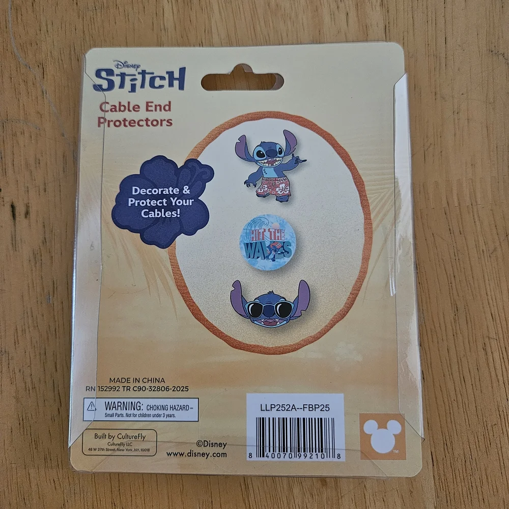 New Disney Stitch Cable Protectors